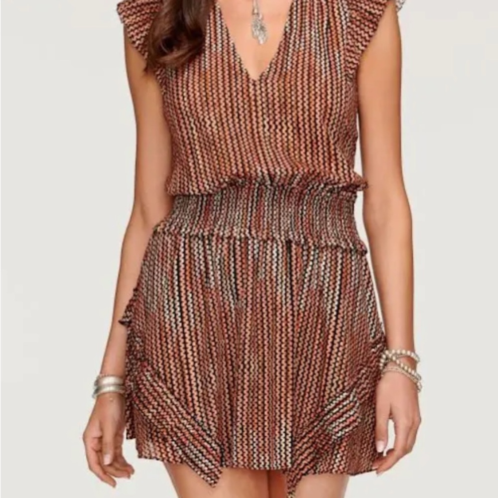 Ramy Brook Jessie Striped Minidress